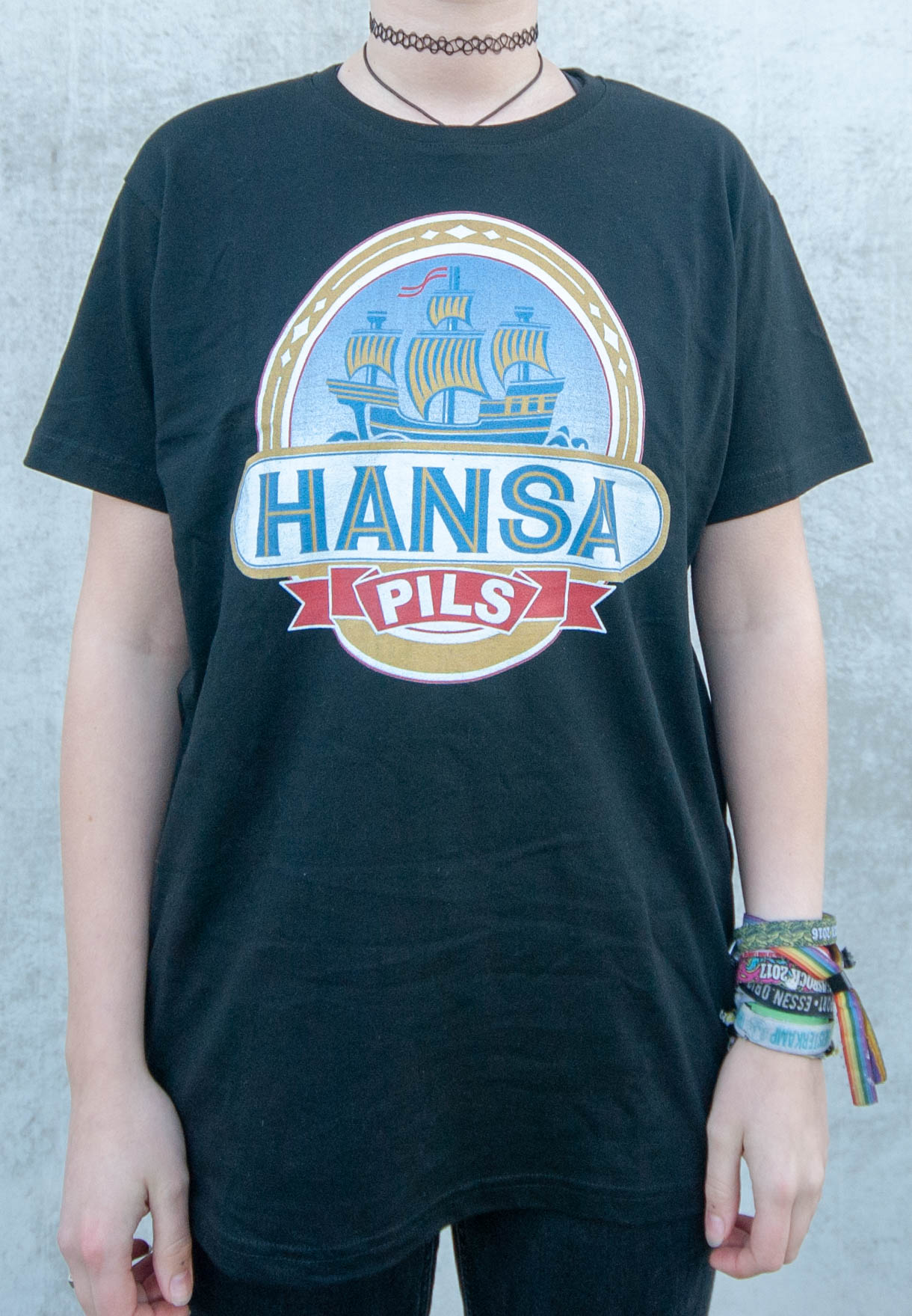 Hansa Pils Bier T-Shirt Hansa Export Dortmund Hansa Brauerei AG Shirt Hansa Girl 